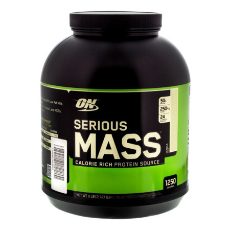 OPTIMUM NUTRITION Serious Mass 6 lbs. / Vanilla Fusion / 2.724g.