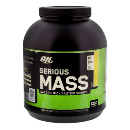 OPTIMUM NUTRITION Serious Mass 6 lbs. / Banana / 2.724g.