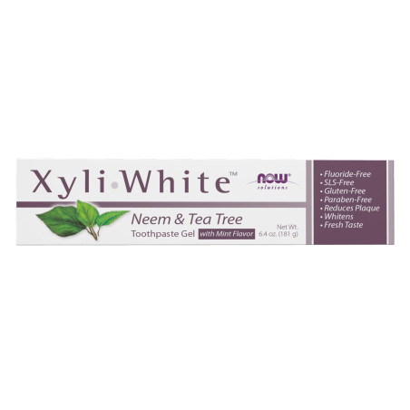 NOW Xyliwhite Neem & Tea Tree Toothpaste