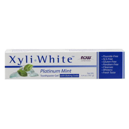 NOW XyliWhite ™ Toothpaste Mint Gel with Baking Soda 181g.