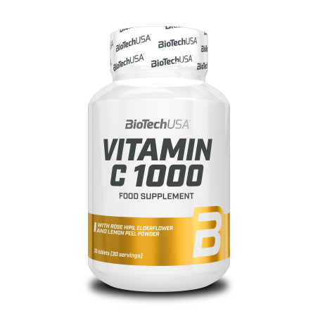 BIOTECH USA Vitamin C 1000mg. Bioflavonoids / 30 Tabs.