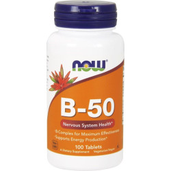 NOW Vitamin B-50 / 100tabs.