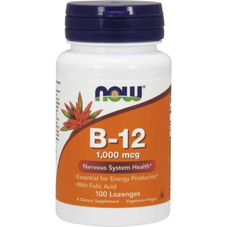NOW Vitamin B-12 1000 mcg / 100 Lozenges