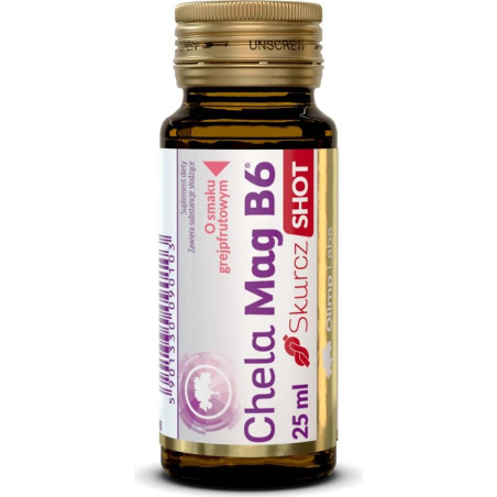 OLIMP Chela - Mag B6 Cramp Shot / 25 ml - GLASS / Grapefruit / 0.03g.