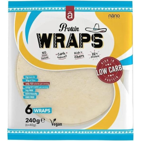 Nanosupps Protein Wraps - Протеинова Тортила Рап | 240g