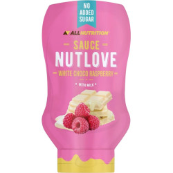Allnutrition NutLove Sauce - White Choco Raspberry - Диетичен Сироп | 280g