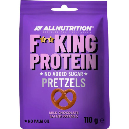 AllNutrition Protein Pretzels - Milk Chocolate Salted - Протеинови Претцел | 110g