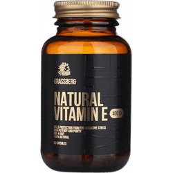 Grassberg Vitamin E 400IU Natural - Витамин E | 60 sgels