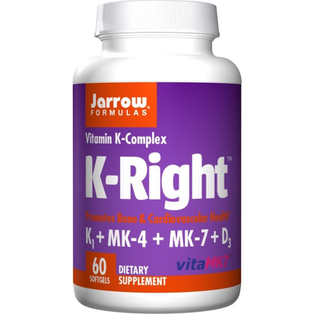 Jarrow Formulas K-Right - Vitamin K Complex - Витамин К | 60 sgels