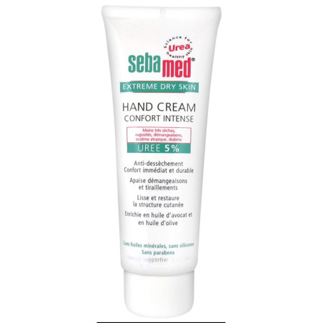 SEBAMED Облекчаващ, крем за ръце, с 5% урея, 75 мл