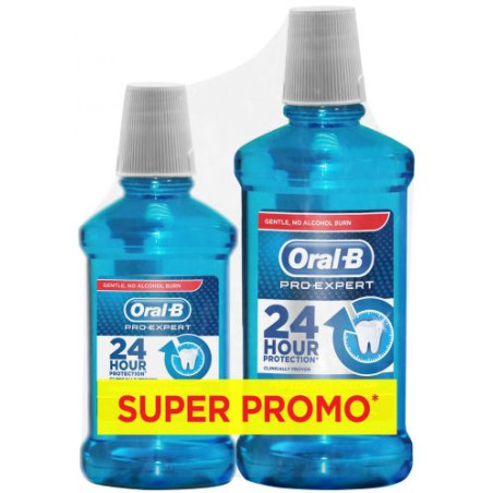 ORAL-B Pro Expert 24-hour protection, вода за уста, 500+250мл.