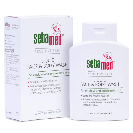 SEBAMED, Измивна течност, за лице и тяло, 200 мл
