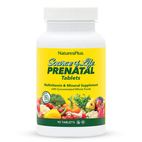 Мултивитамини за Бременни Source of Life® PRENATAL – NaturesPlus (90 табл)
