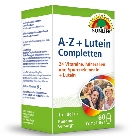 Мултивитамини от А до Я с Лутеин – SUNLIFE (60 табл)