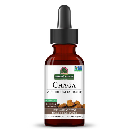 Гъба Чага (Chaga) 1000 mg Течен екстракт – Nature’s Answer (30 мл)