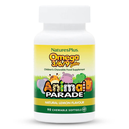 Омега 3-6-9 за Деца Omega 3/6/9 Junior – Animal Parade (Лимон, 90 бр)