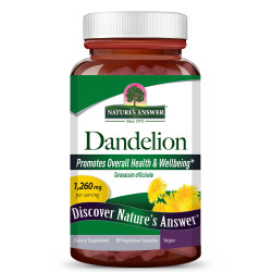 Глухарче (Dandelion) 1260 mg Капсули – Nature’s Answer (90 капс)