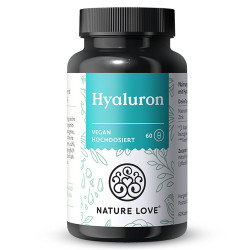 Хиалуронова Киселина (Hyaluron) 500 mg с Цинк – Nature Love (60 капс)