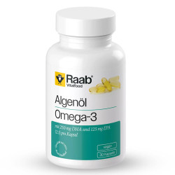 Омега-3 от Водорасли 442 mg – Raab Vitalfood (30 Гел капсули)