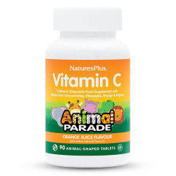 Витамин С (Vitamin C) за Деца 125 mg – Animal Parade (Портокал, 90 бр)