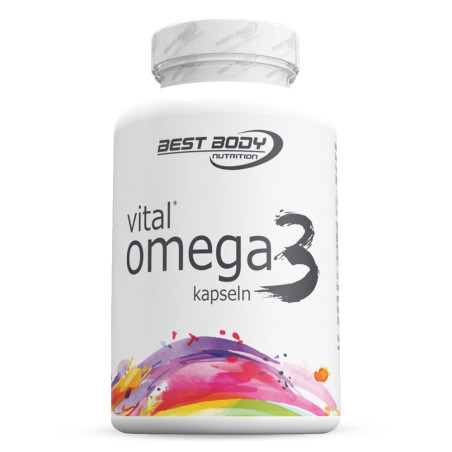 Омега-3 500 mg с Витамин Е – Best Body Nutrition (120 Гел капсули)