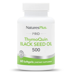 Масло от Черен Кимион (Тимохинон) 500 mg – NaturesPlus (60 Гел капсули)