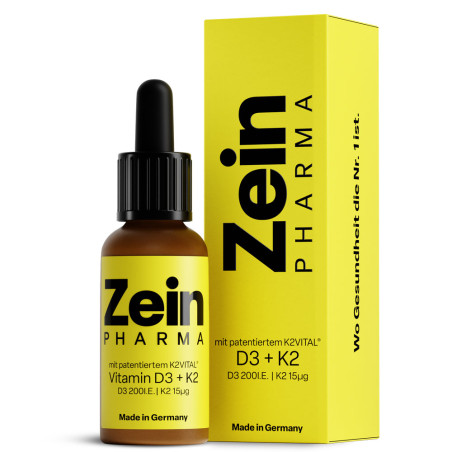 Витамини Д3 200 IU + К2 15 μg K2VITAL® Капки – ZEINpharma (20 мл)