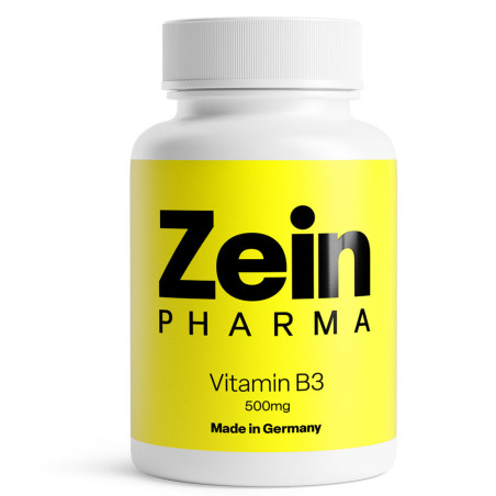 Ниацин Ниацинамид (Витамин Б3) 500 mg – ZEINpharma (90 капс)