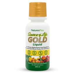 Течни Мултивитамини Source of Life® GOLD – NaturesPlus (240 мл)