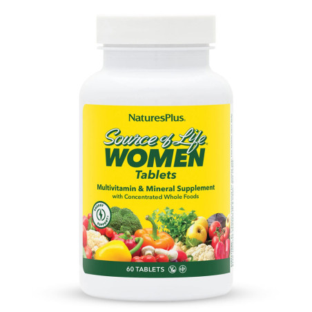 Мултивитамини за Жени Source of Life® WOMEN – NaturesPlus (60 табл)