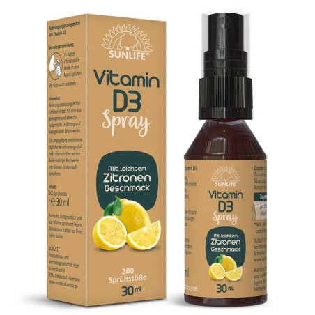 Витамин Д (Vitamin D) 800 IU Спрей – SUNLIFE (30 мл)