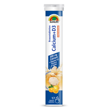 Разтворим Калций 800 mg + Витамин Д3 200 IU – SUNLIFE (17 табл)