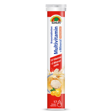 Разтворими Мултивитамини + Минерали – SUNLIFE (17 табл)