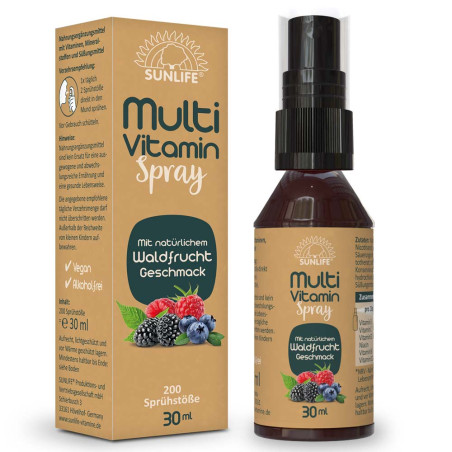 Мултивитамини Спрей / Multivitamins – SUNLIFE (30 мл)