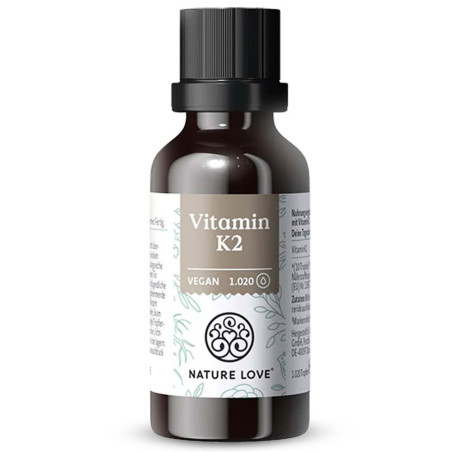 Витамин К2 Капки (Vitamin K2) 200 µg K2VITAL® – Nature Love (30 мл)