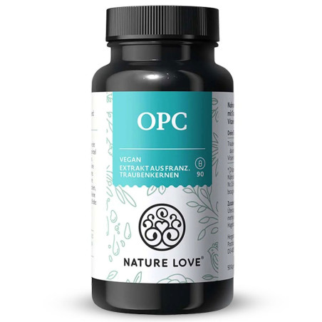 Гроздови семки OPC 400 mg с Витамин C – Nature Love (90 капс)
