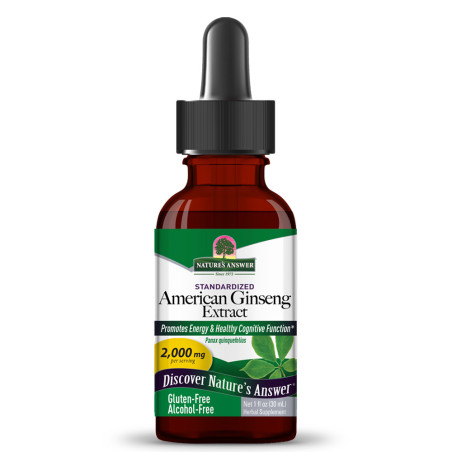 Американски Женшен 2000 mg Течен екстракт – Nature’s Answer (30 мл)