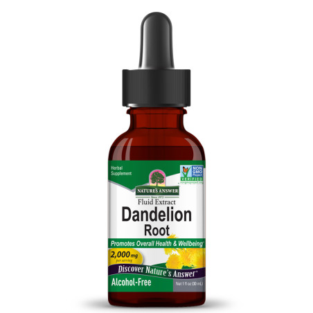 Глухарче (Dandelion) 2000 mg Течен екстракт – Nature’s Answer (30 мл)