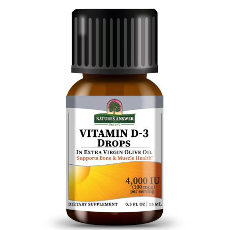 Витамин Д (Vitamin D) 4000 IU Капки – Nature’s Answer (15 мл)