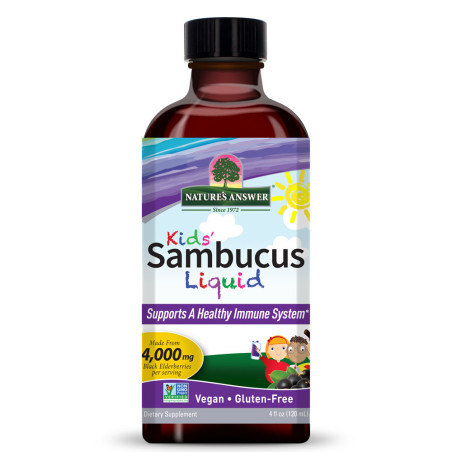 Черен Бъз за Деца Сироп / Sambucus – Nature’s Answer (120 мл)