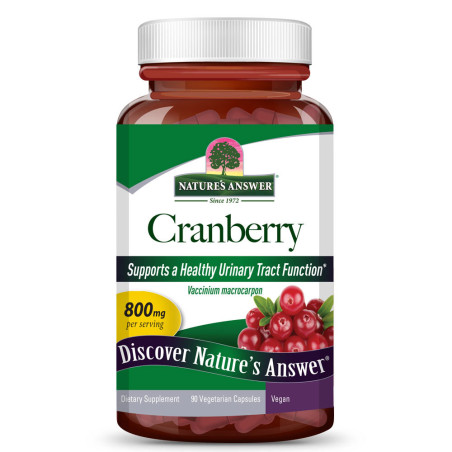 Червена Боровинка 800 mg Капсули – Nature’s Answer (90 капс)