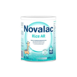 Novalac Rice AR Формула с хидролизиран оризов протеин за кърмачета и малки деца 400г