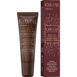 EVELINE CHOCO GLAM ИНТЕНЗИВНО РЕГЕНЕРИРАЩ БАЛСАМ-СЕРУМ ЗА УСТНИ, 12 МЛ