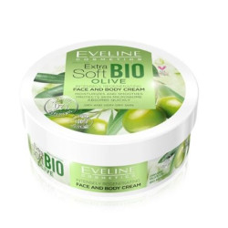 EVELINE EXTRA SOFT РЕГЕНЕРИРАЩ КРЕМ ЗА ЛИЦЕ И ТЯЛО С БИО МАСЛИНА, 175 МЛ