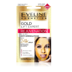 EVELINE GOLD LIFT EXPERT МАСКА П/В БРЪЧКИ С 24К, 7 МЛ