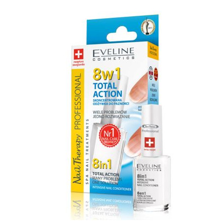 EVELINE NAILS БАЛСАМ ЗА НОКТИ TOTAL ACTION, 12 МЛ