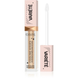 EVELINE VARIETE COOLING KISSES ГЛАНЦ ЗА УСТНИ С БЛЯСЪК, 01 ICE MINT, 6.8 МЛ