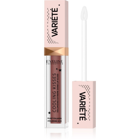 EVELINE VARIETE COOLING KISSES ГЛАНЦ ЗА УСТНИ С БЛЯСЪК, 04 CANDY GIRL , 6.8 МЛ