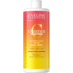 EVELINE VITAMIN C 3XACTION ОЗАРЯВАЩА МИЦЕЛАРНА ВОДА 500МЛ