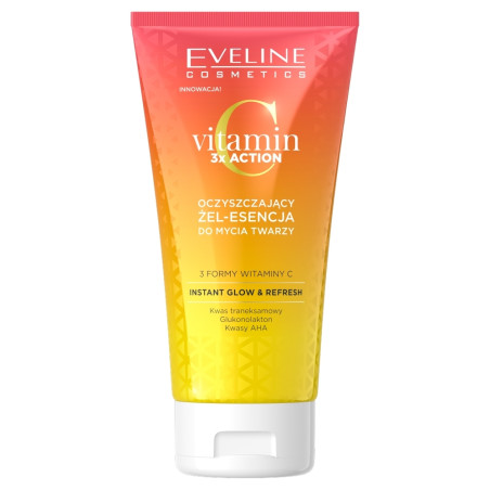 EVELINE VITAMIN C 3XACTION ПОЧИСТВАЩ ГЕЛ-ЕСЕНЦИЯ ЗА ЛИЦЕ 150МЛ